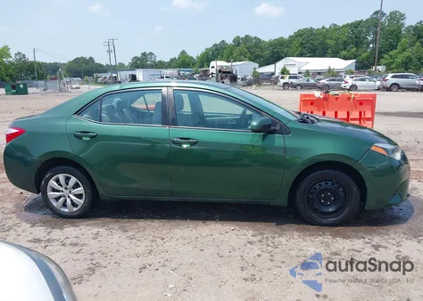 2014 Toyota Corolla Le from USA, damaged, VIN 2T1BURHE3EC161604